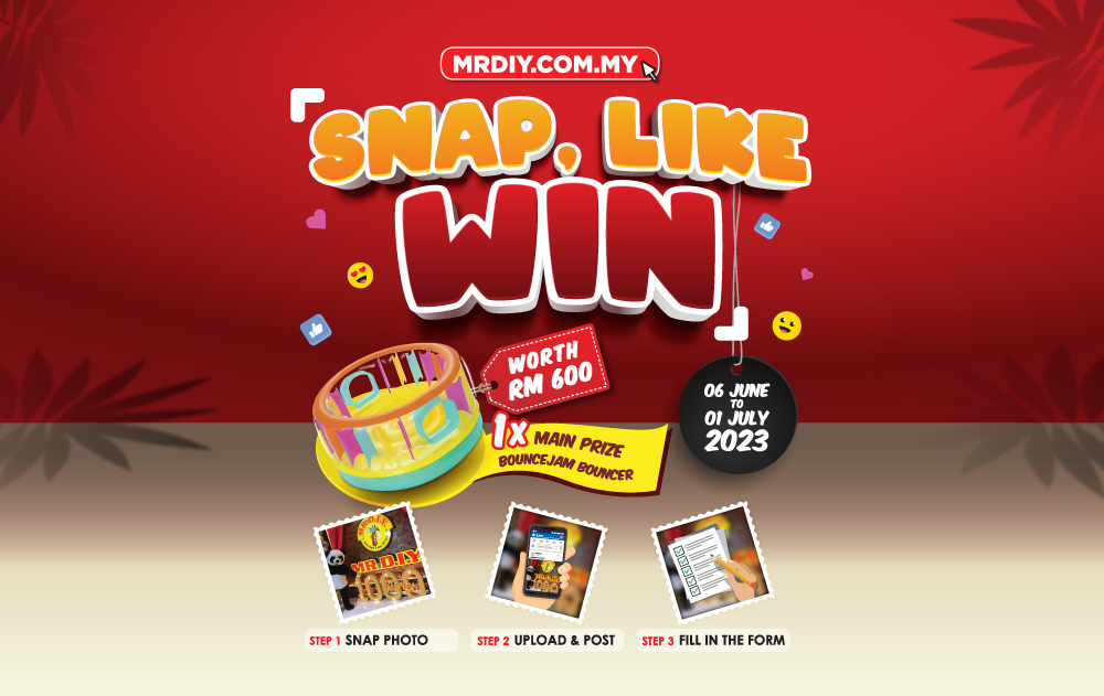 MR.DIY Snap, Like, Win 2023