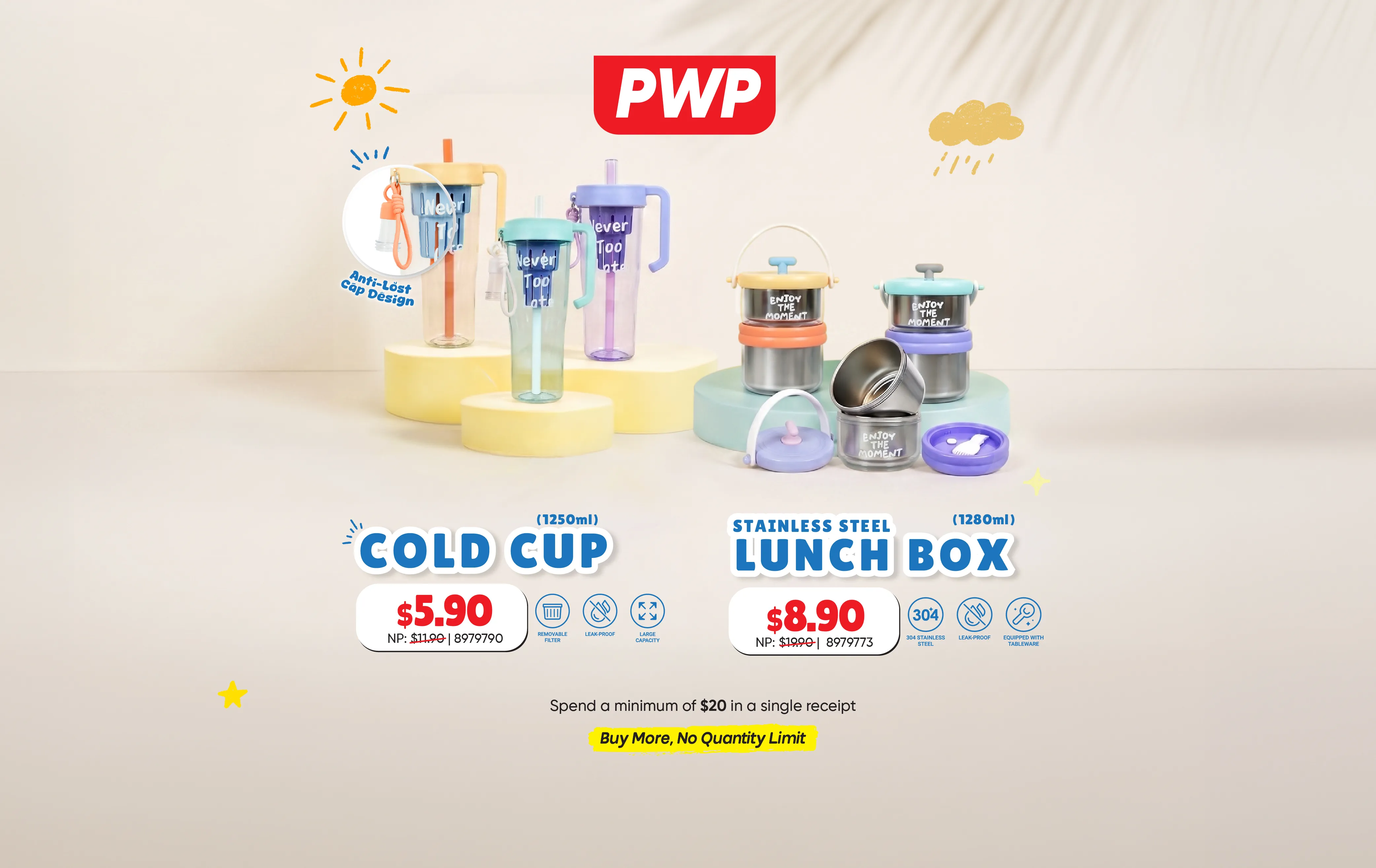 MR.DIY PWP Lunch Box & Cold Cup 2026 (Brunei)