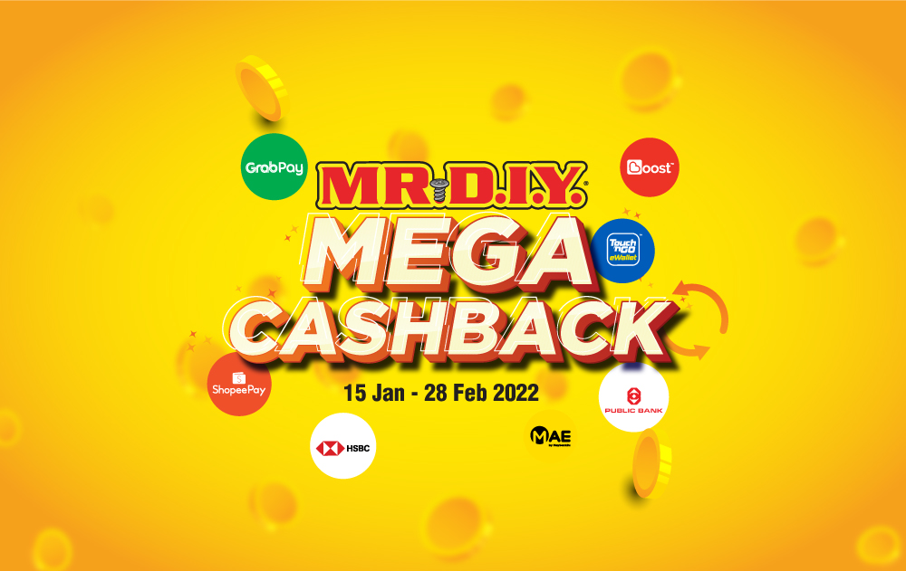 MR.DIY Mega Cashback 2022