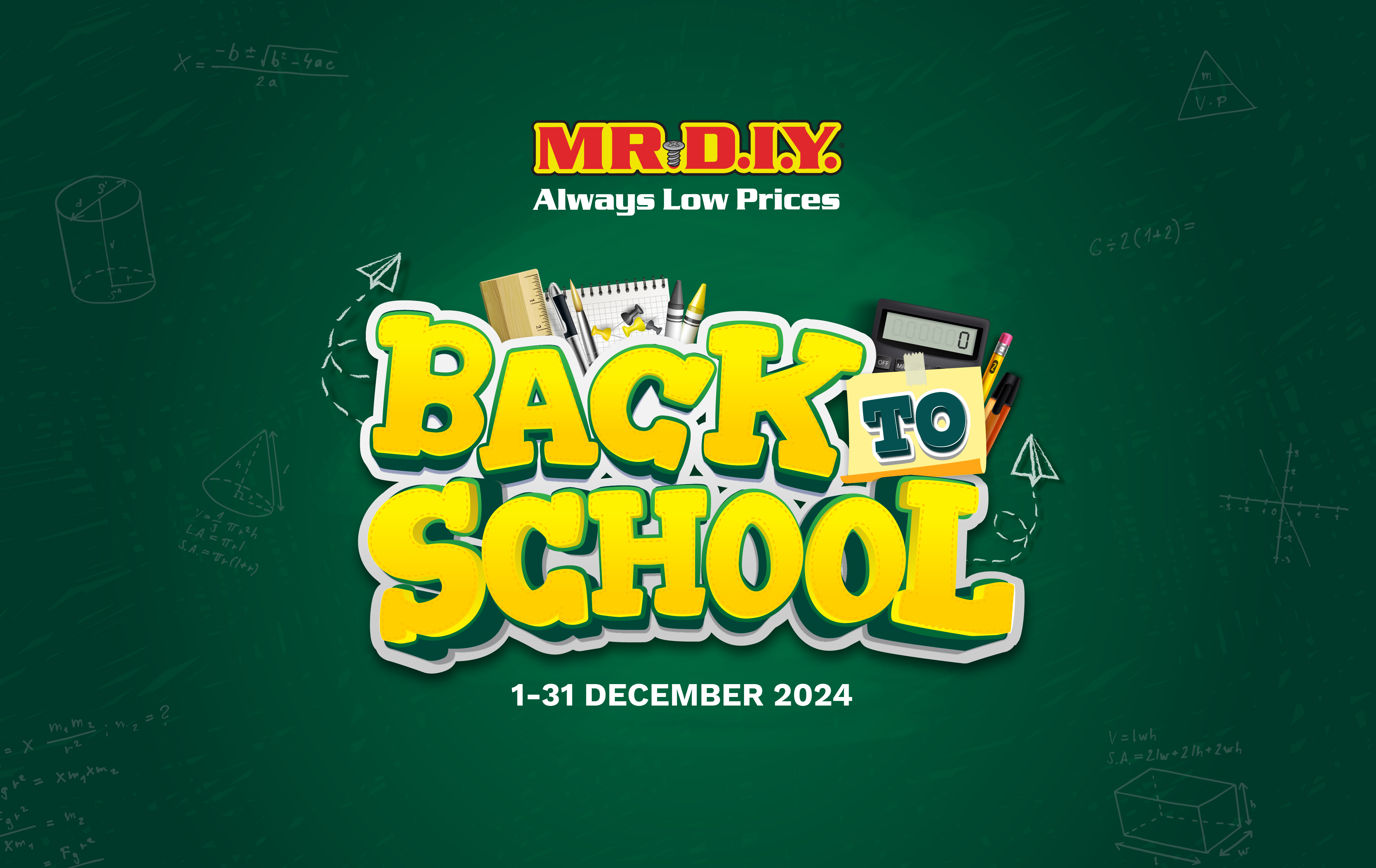 MR.DIY Back To School 2024 (Brunei)