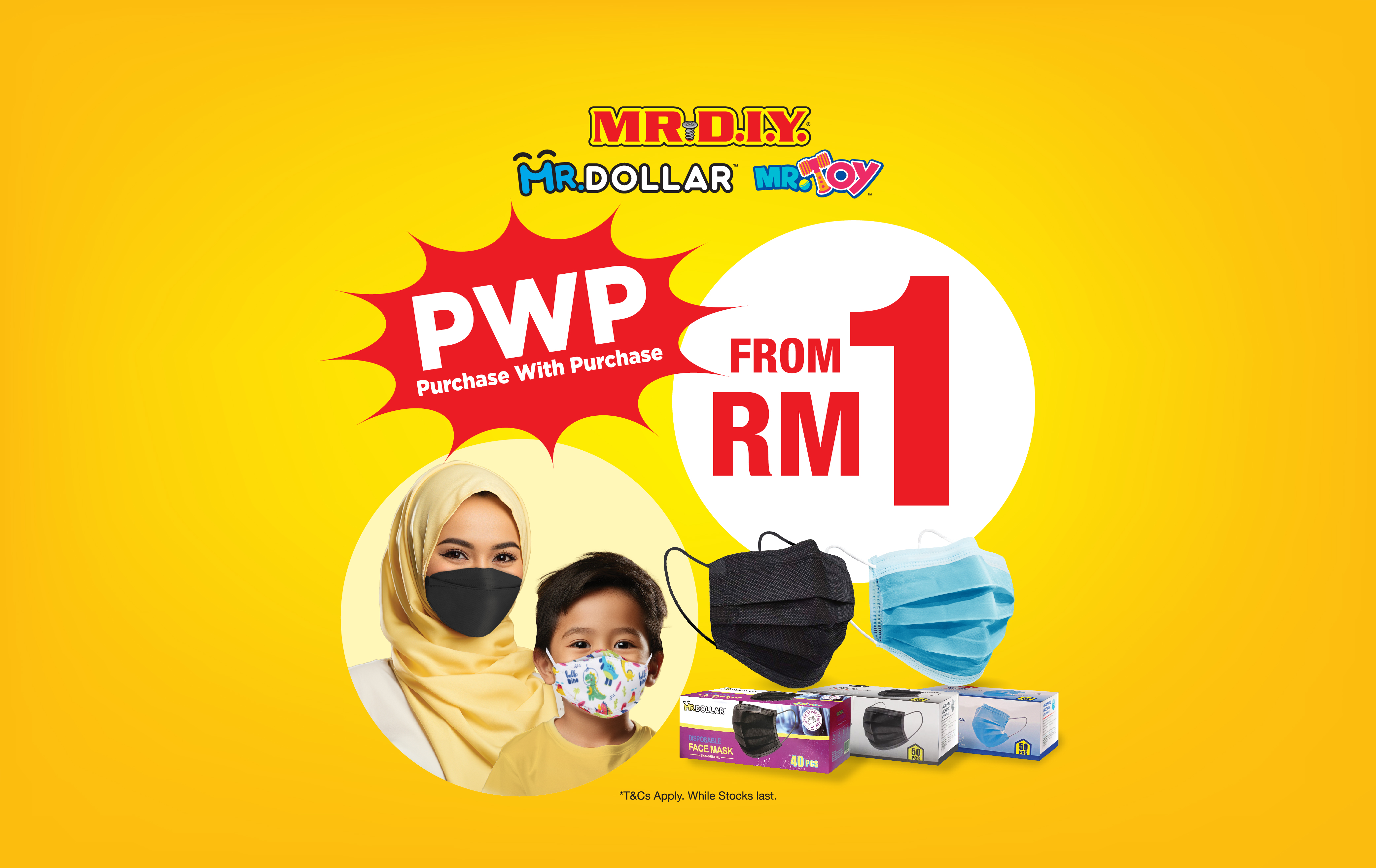 MR.DIY PWP Face Mask 2023