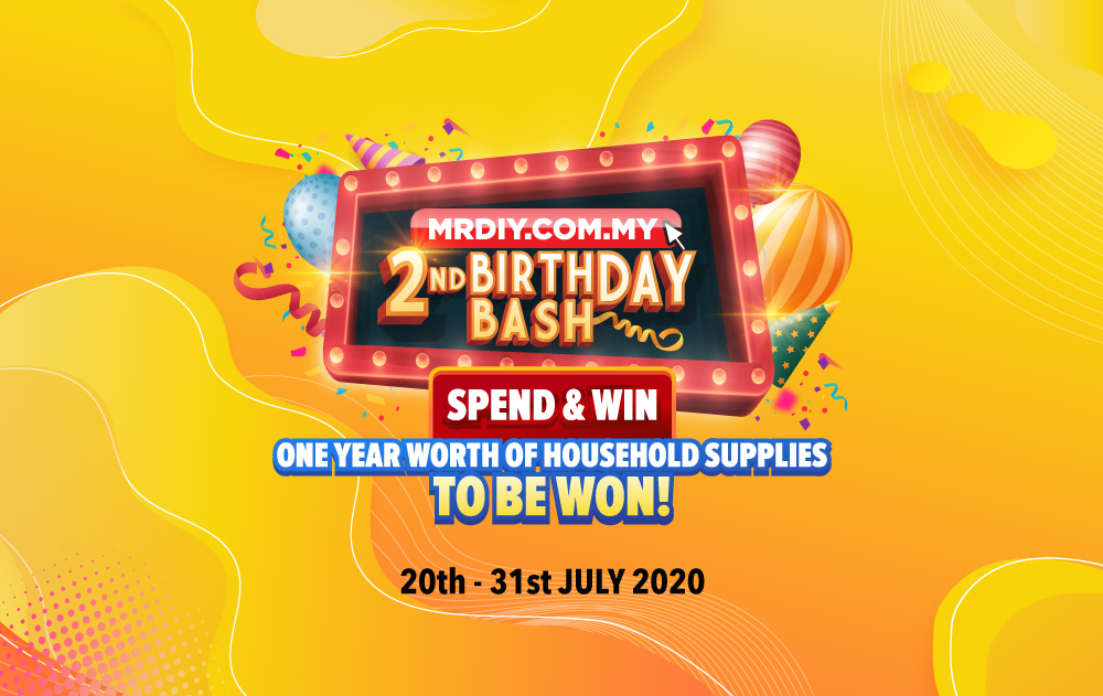 MRDIY.COM.MY 2nd Birthday Bash 2020
