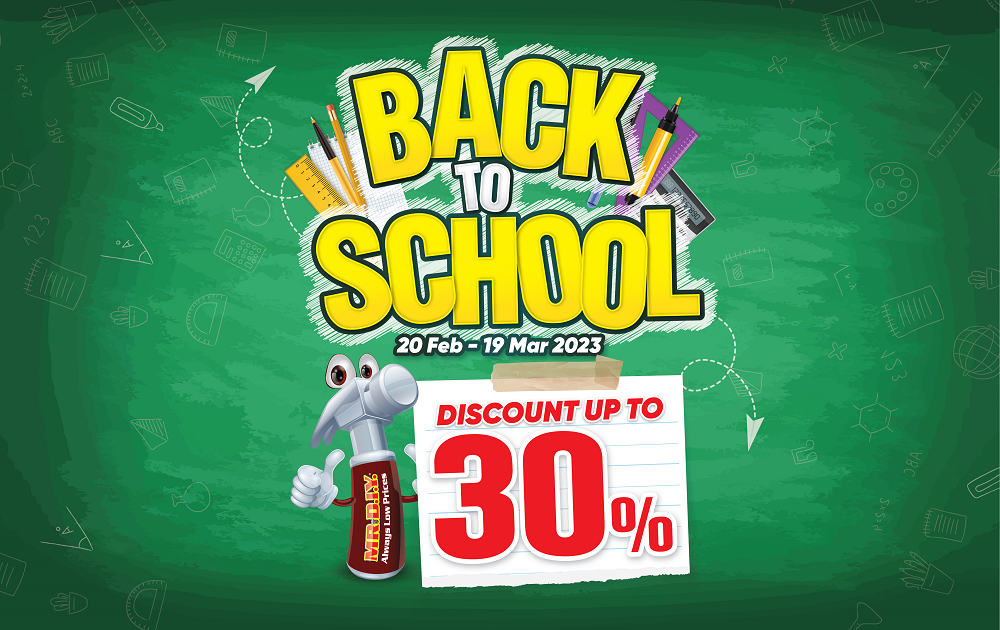 MR.DIY Back to School February 2023