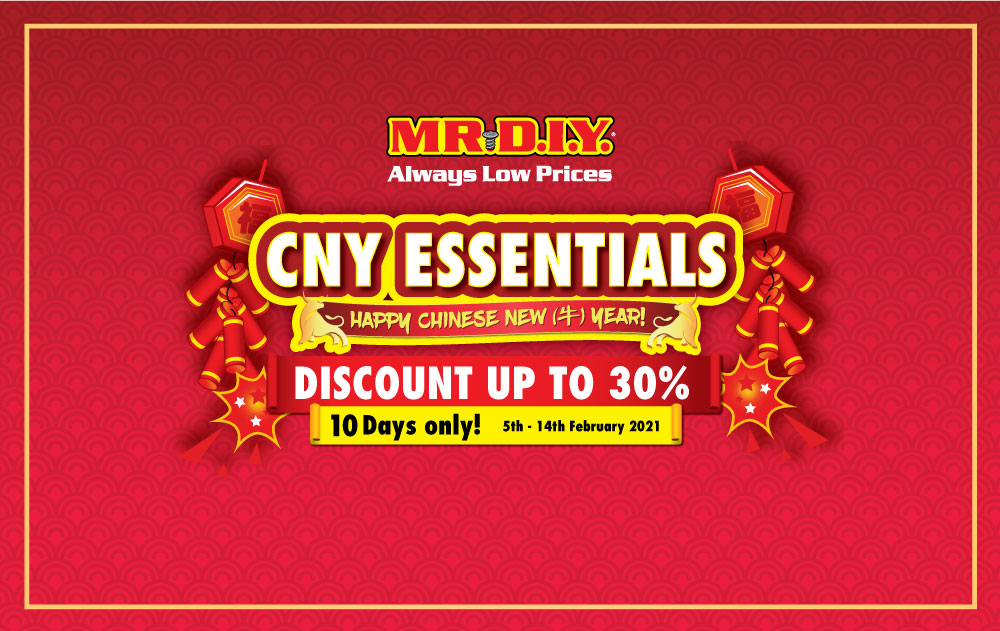 MR.DIY CNY Essentials Promotion 2021