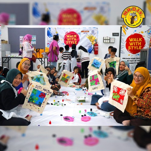 MR.DIY CSR: Upcycling - Walk With Style @ PPR Pinggiran Bukit Jalil