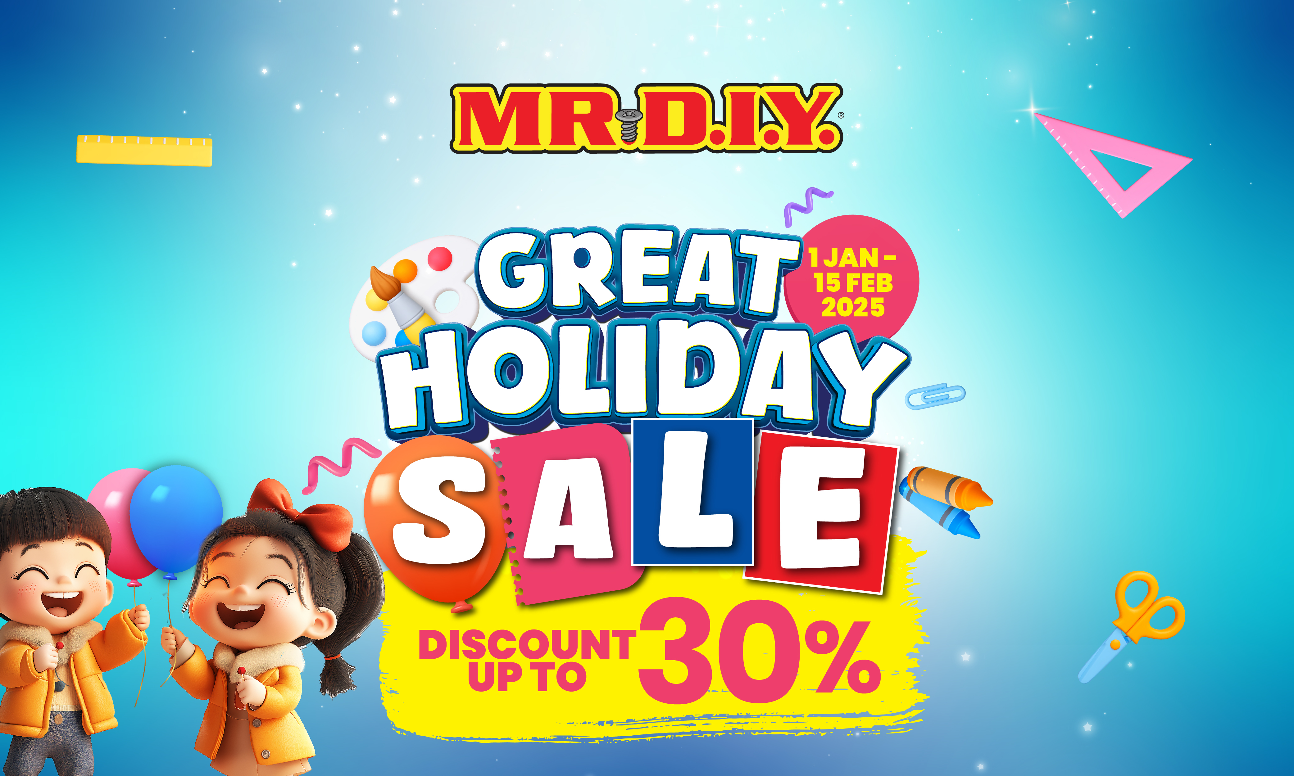 MR.DIY Great Holiday Sale 2025