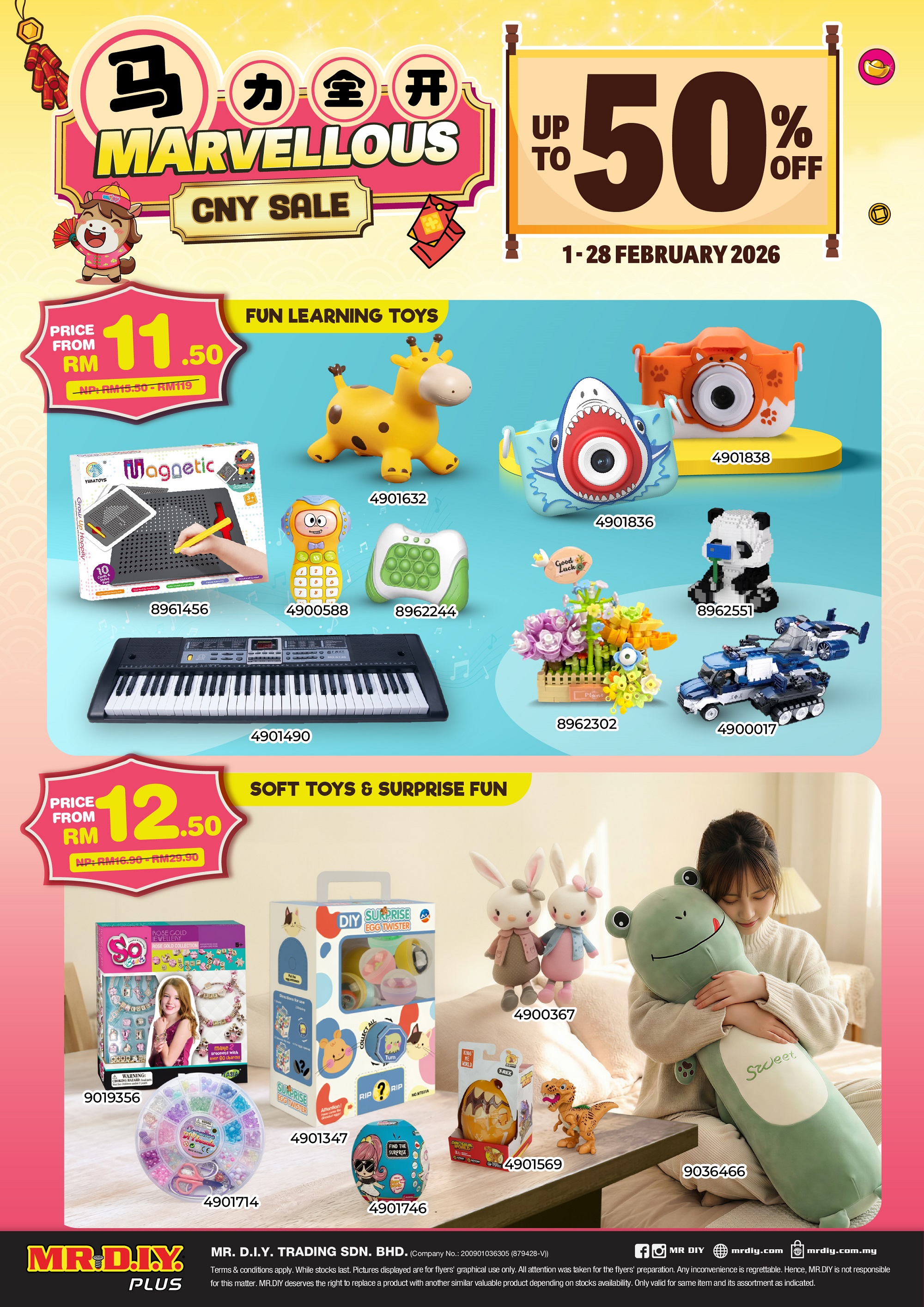 fun learning toys & soft toys