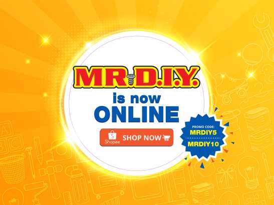 MR.DIY is Now On Shopee!