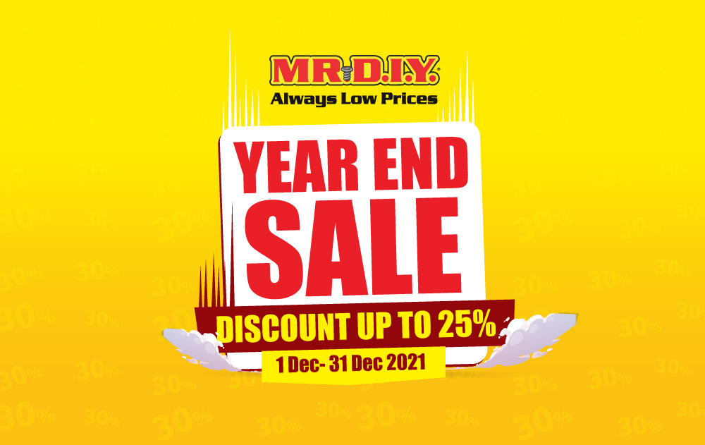 MR.DIY Year End Sale 2021 (Brunei)
