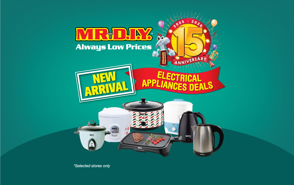 MR.DIY Electrical Appliances Deals 2020