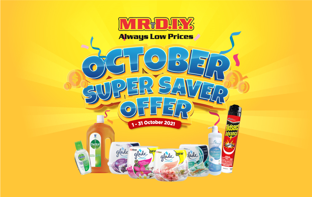 MR.DIY October Super Saver Offer 2021