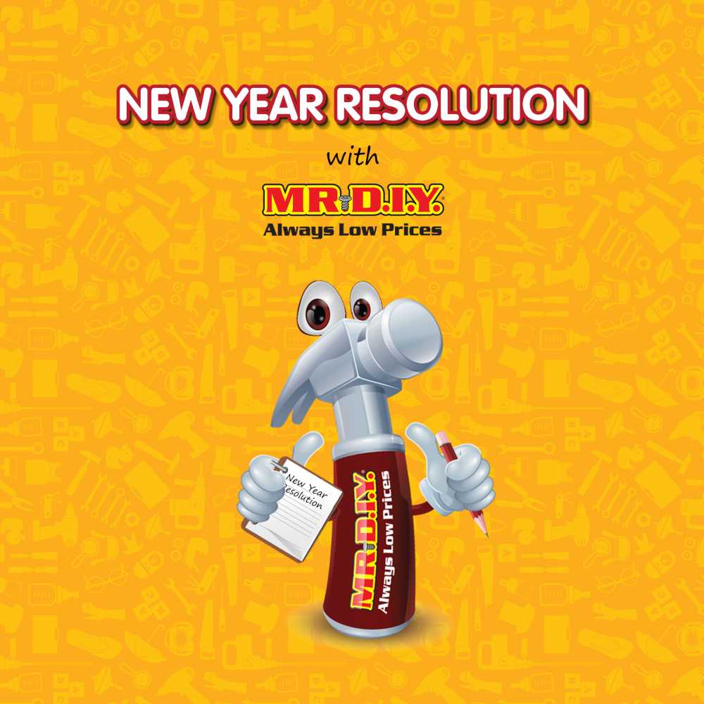 New Year Resolution with MR.DIY