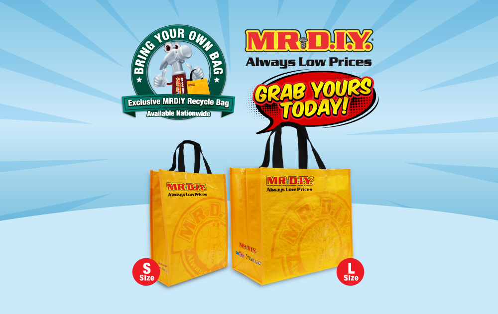 MR.DIY Exclusive Recycle Bag 2021 (Brunei)