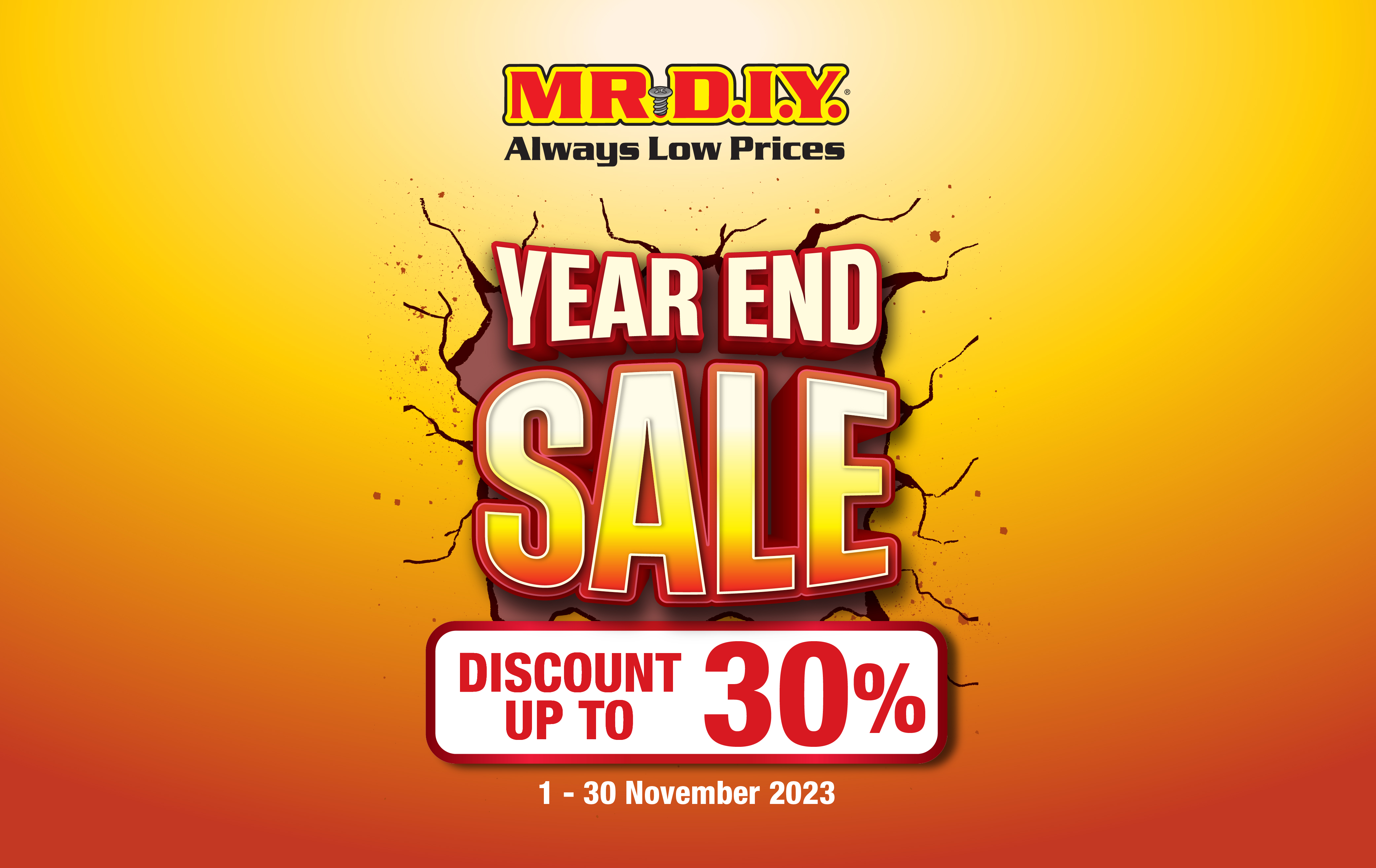 MR.DIY Year End Sale 2023