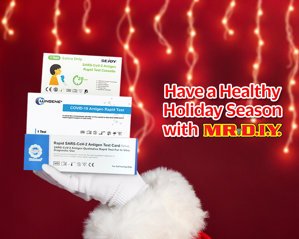 Have a Healthy Holiday Season with MR.DIY
