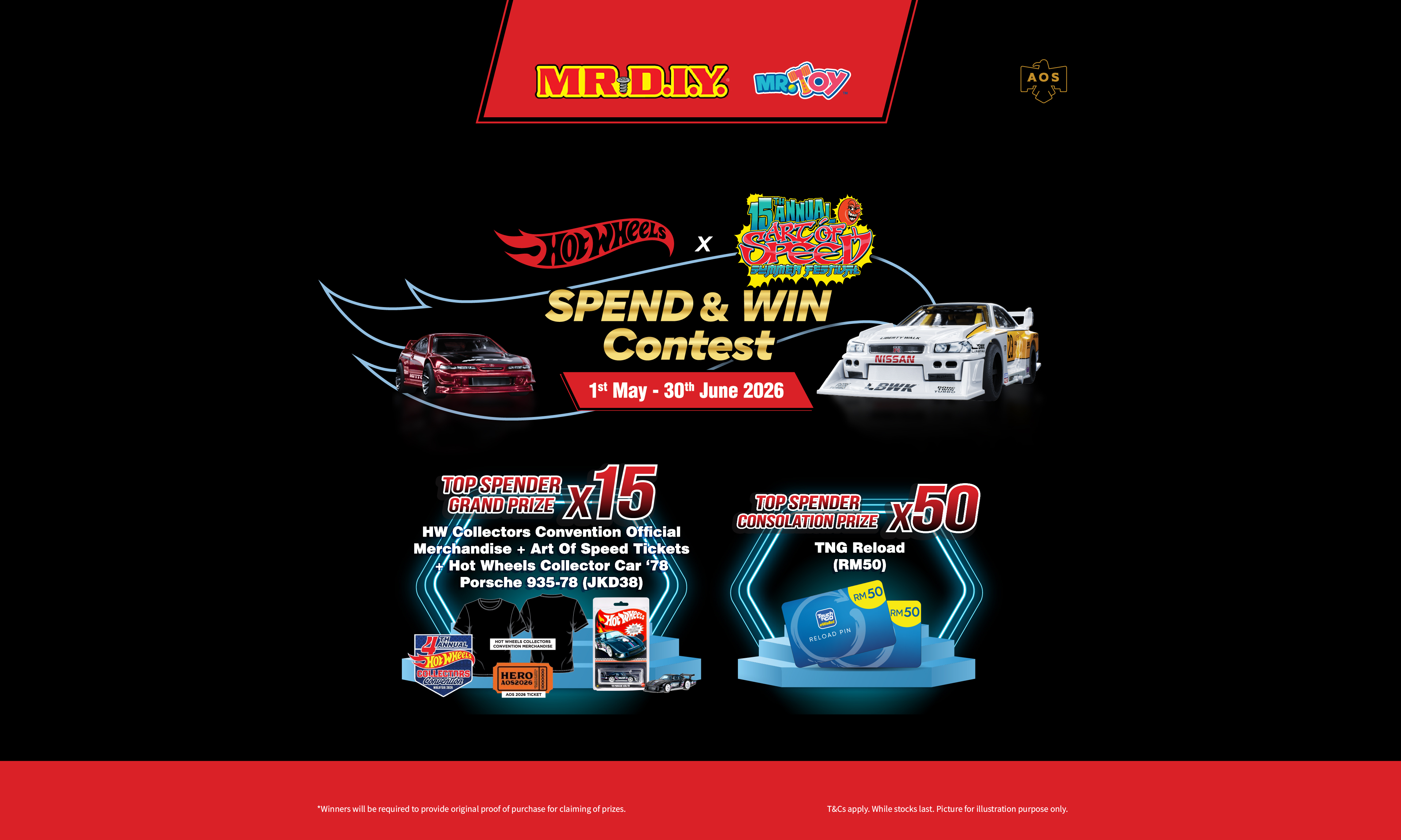 MR D.I.Y. Hotwheels Spend & Win Contest 2026