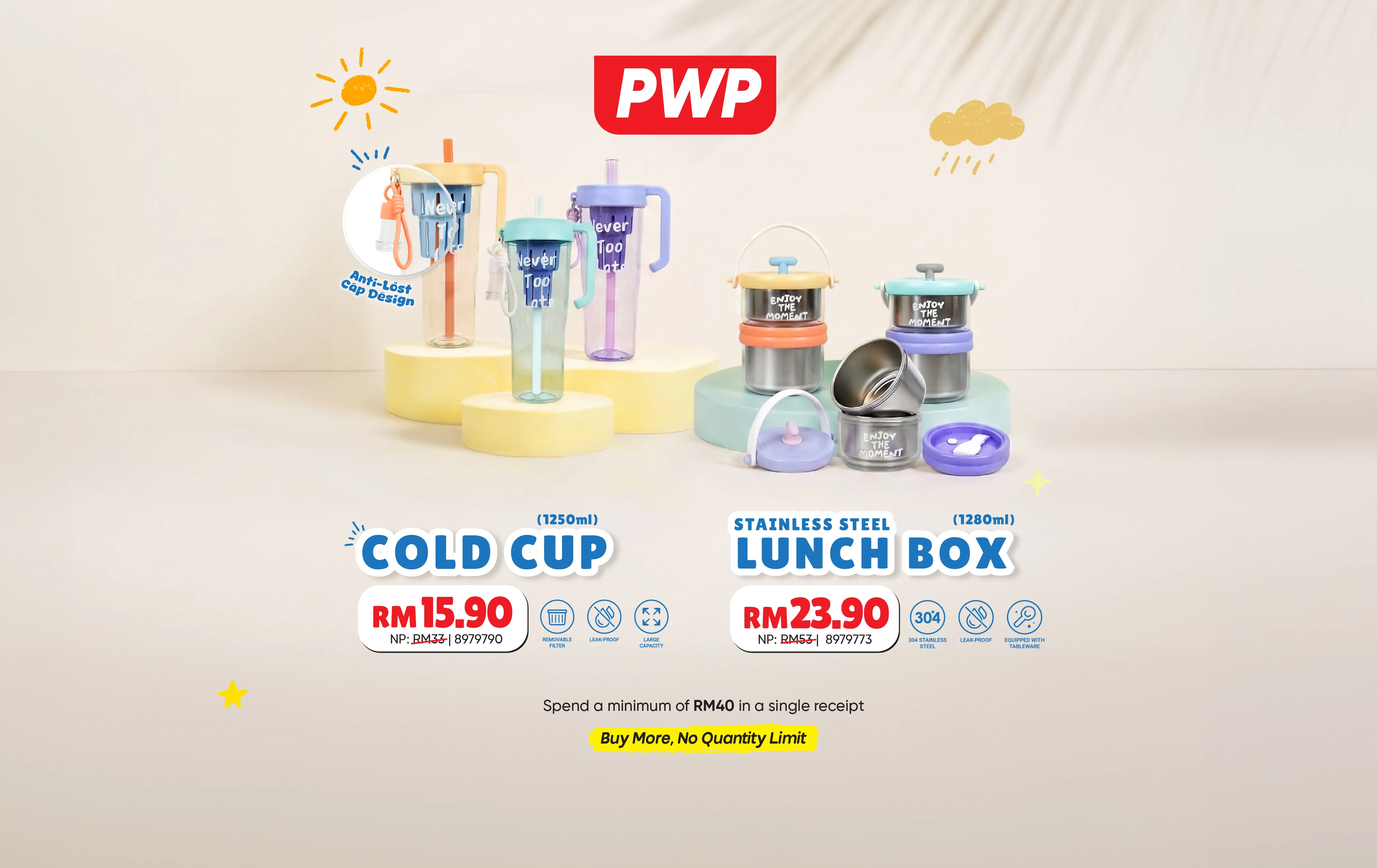 MR.DIY PWP Lunch Box & Cold Cup 2026