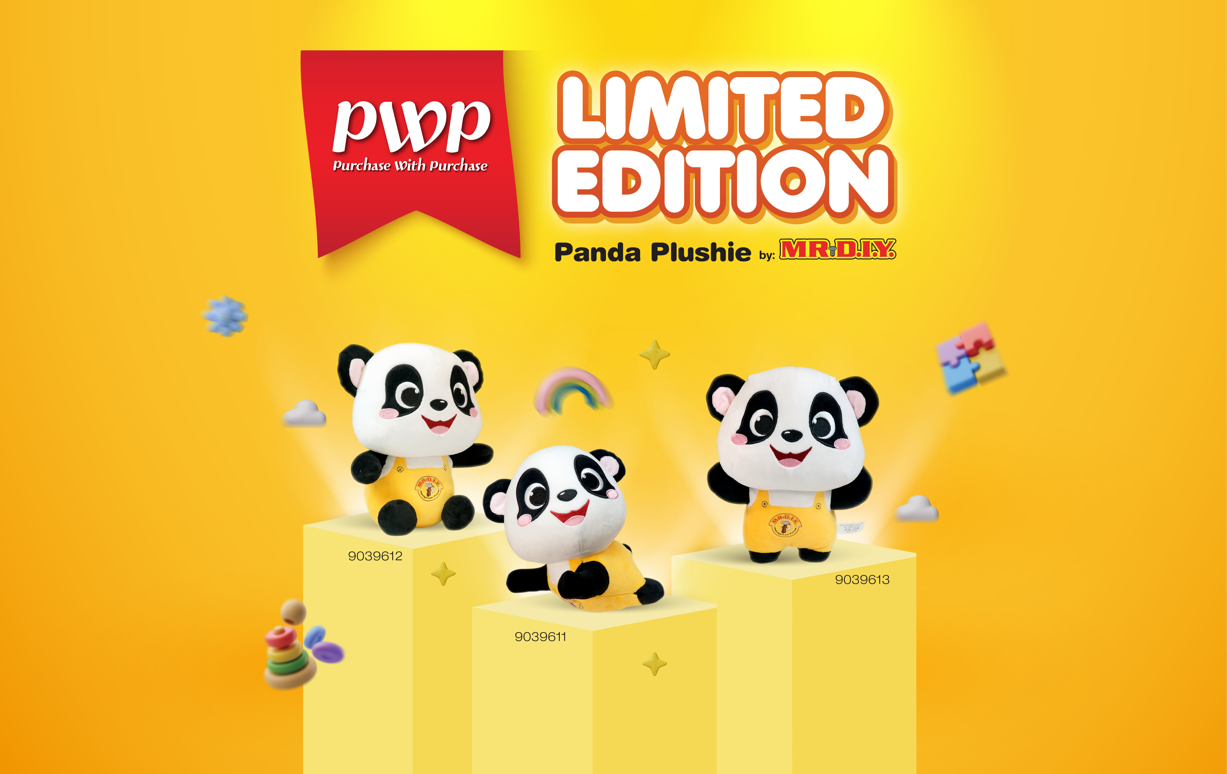 MR.DIY PWP Panda Plushie 2025