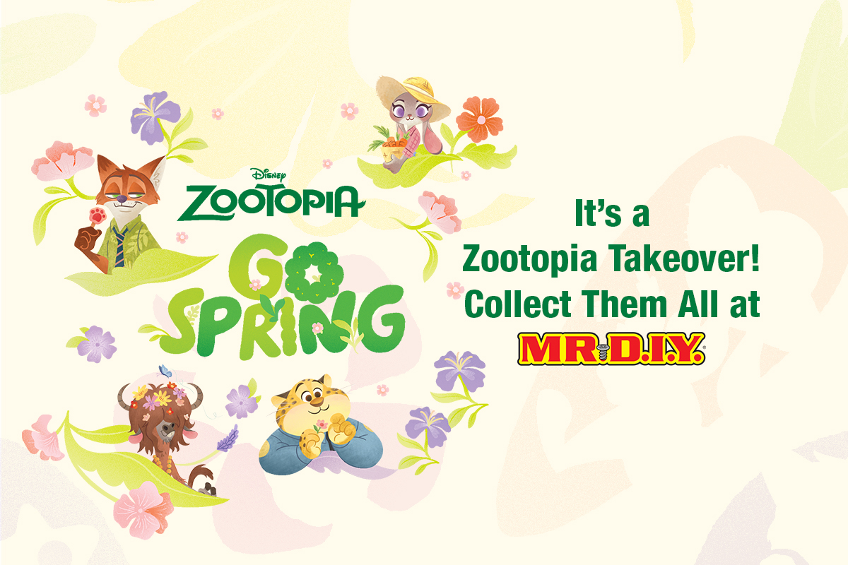 It’s a Zootopia Takeover! Collect Them All at MR D.I.Y.