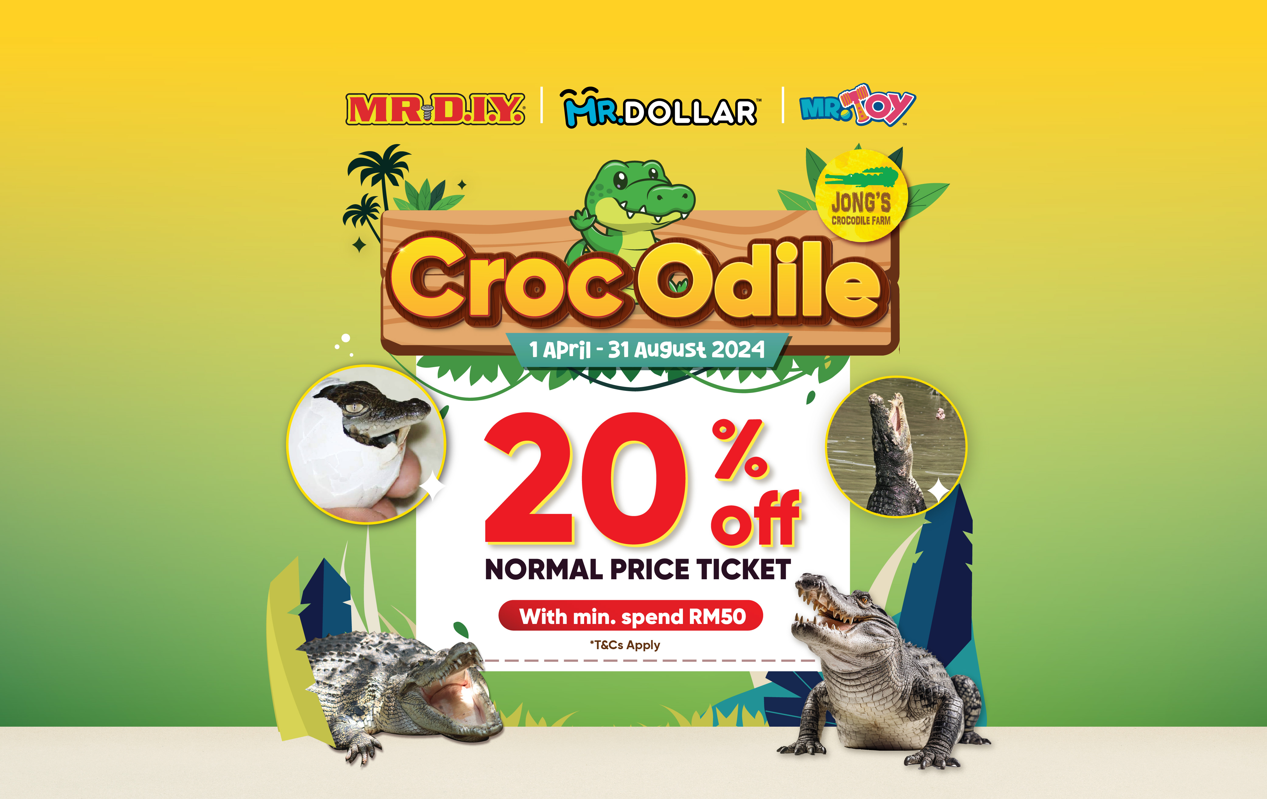 MR.DIY Group GWP Jong's Crocodile Farm 2024