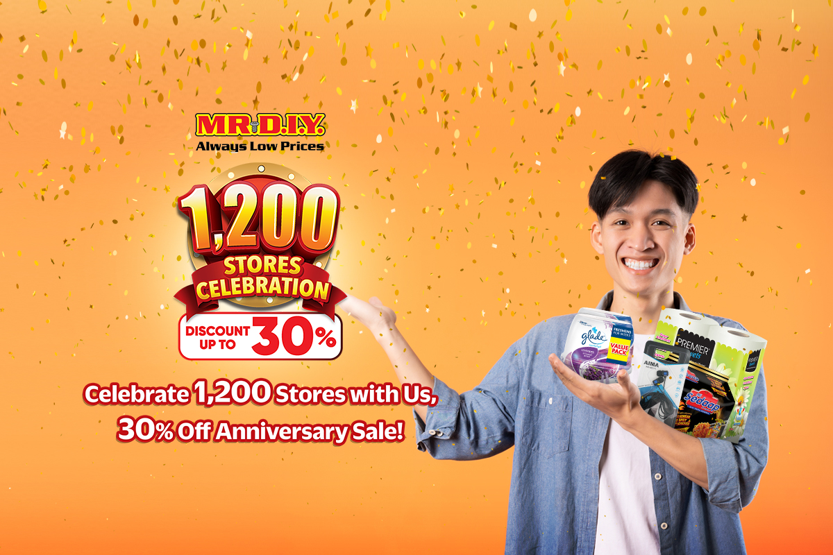 Celebrate 1,200 Stores with Us, 30% Off Anniversary Sale!