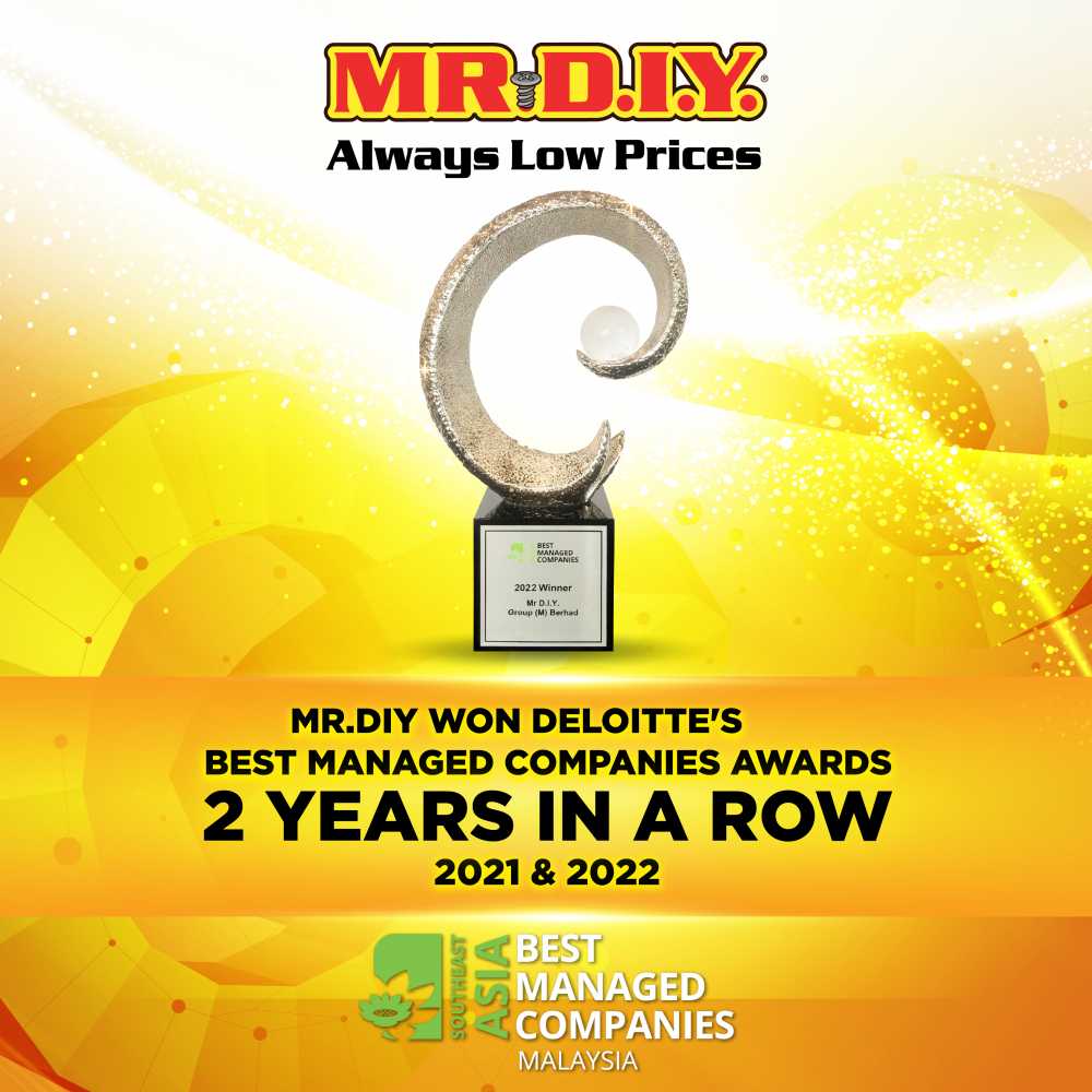 MR.DIY Makes Deloitte Malaysia’s  “Best Managed Companies” List For 2nd Year Running