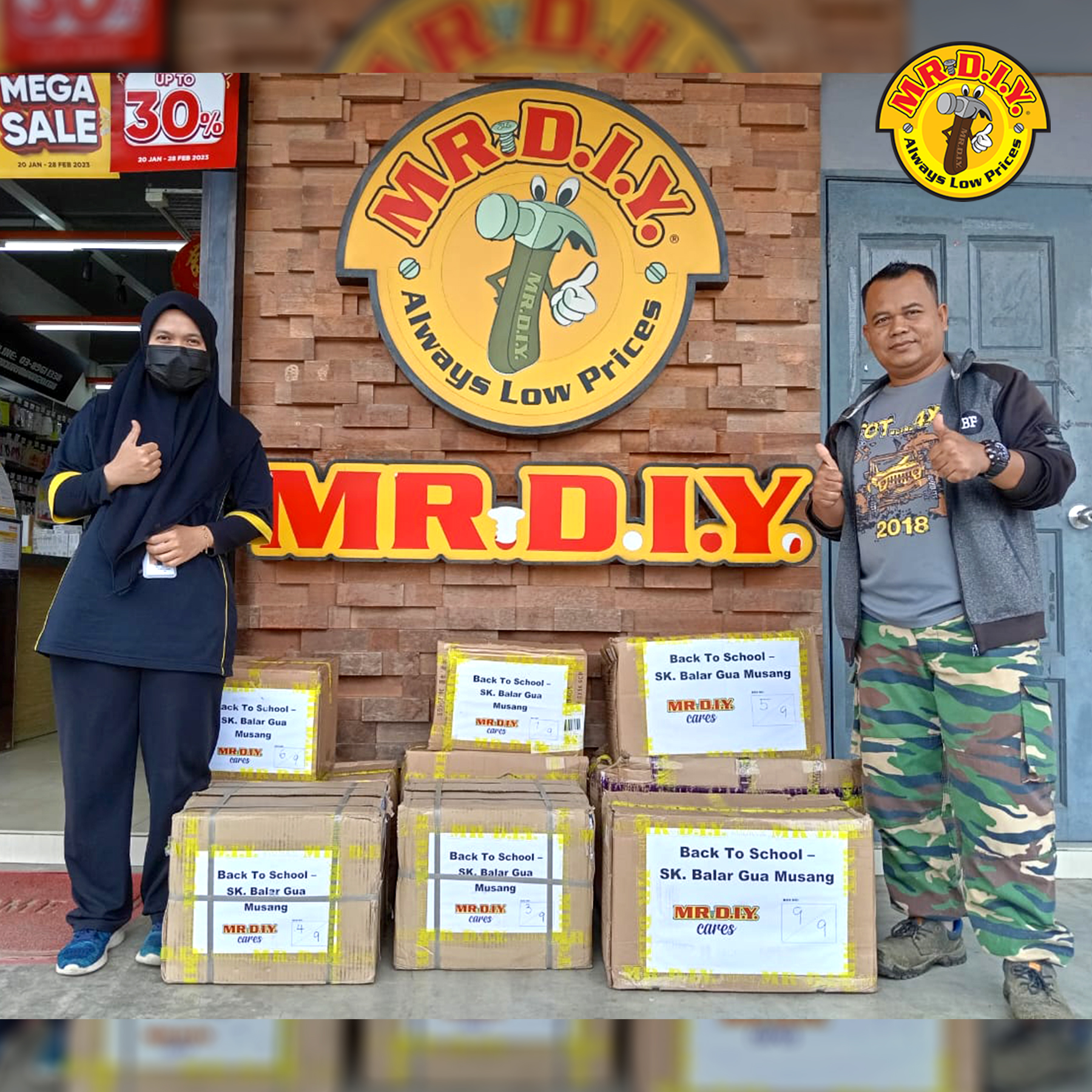 MR.DIY CSR: Back To School - SK. Balar, Gua Musang Kelantan