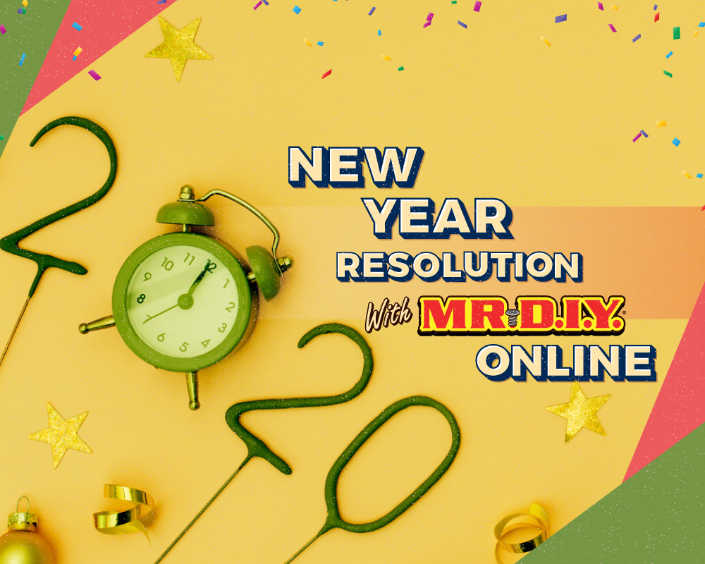 New Year's Resolution with MR.DIY Online