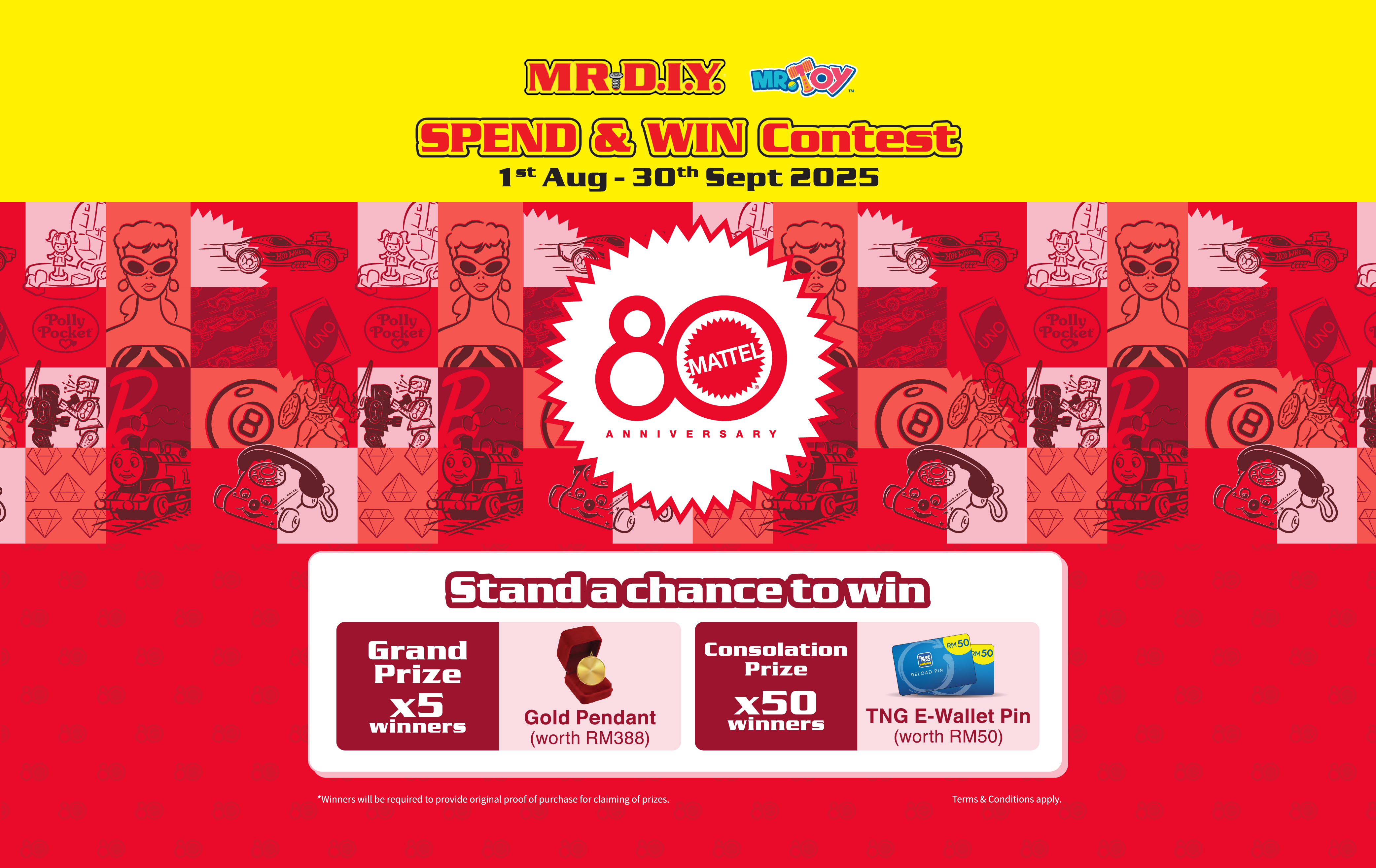 MR D.I.Y. | MR.TOY Mattel Spend & Win Contest 2025