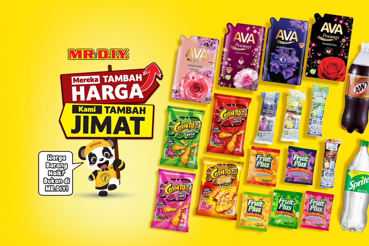 Harga Barang Naik? Bukan di MR D.I.Y.!
