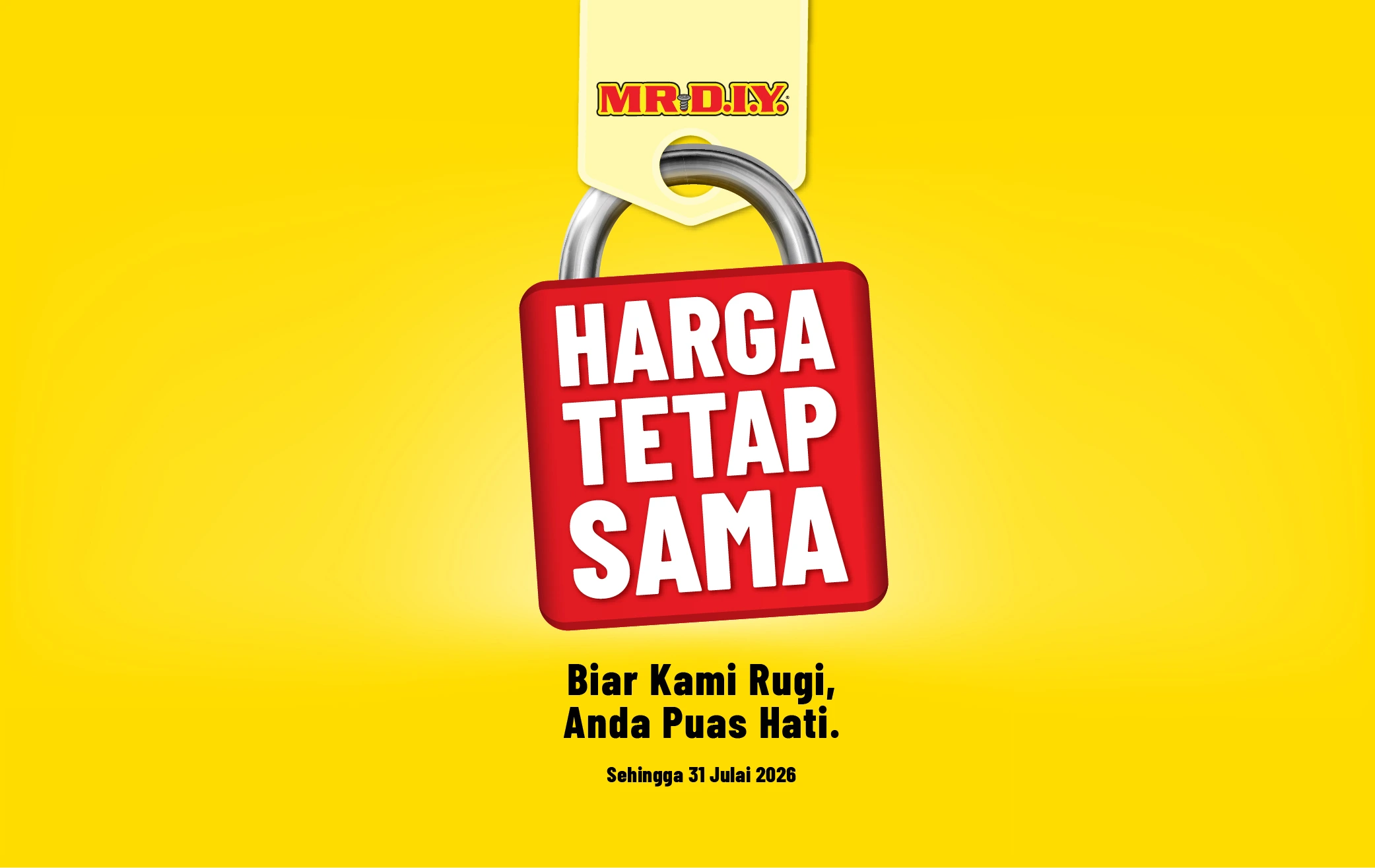 MR D.I.Y. Harga Tetap Sama 2026