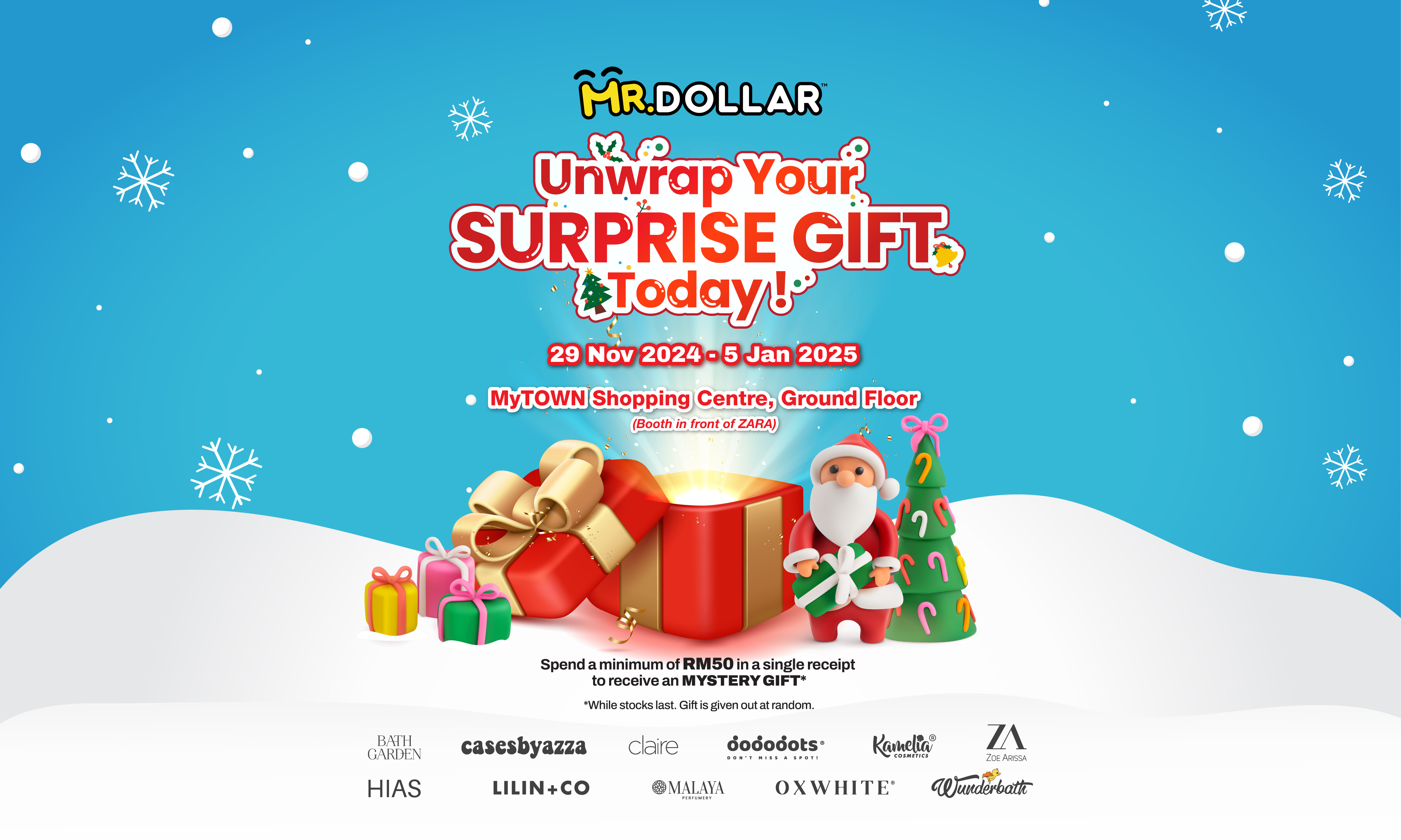 MR.DOLLAR | MR.DIY Christmas Festive Booth 2024