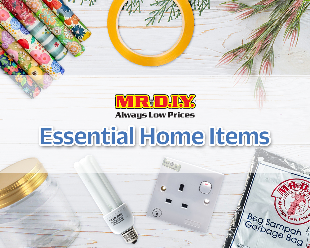 MR.DIY Essential Home Items You Need Today