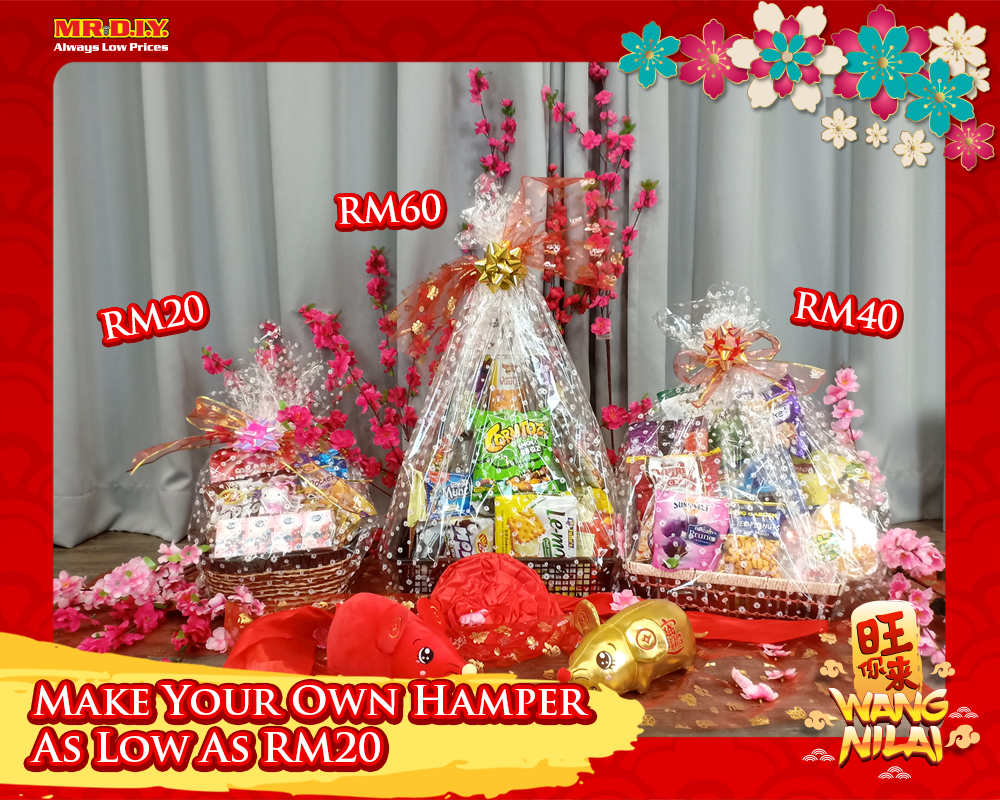 Make Your Own Hampers From As Low As RM20