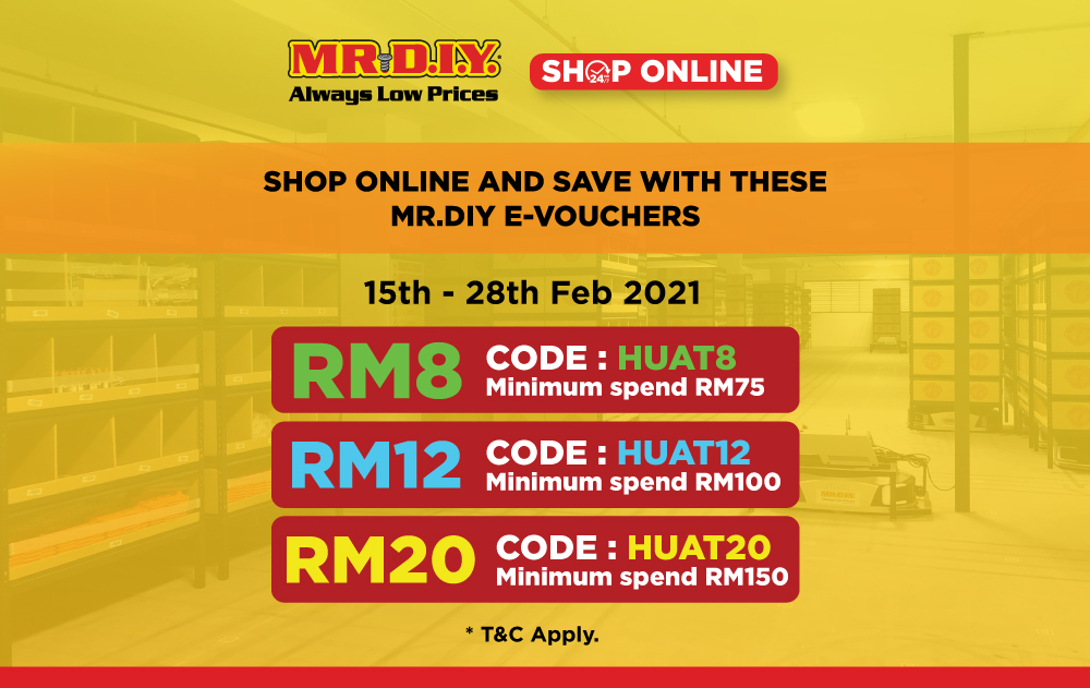 MR.DIY Online Special Robotic Warehouse Campaign 2021
